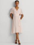 Lauren Ralph Lauren Abel Wrap Dress, Light Pink