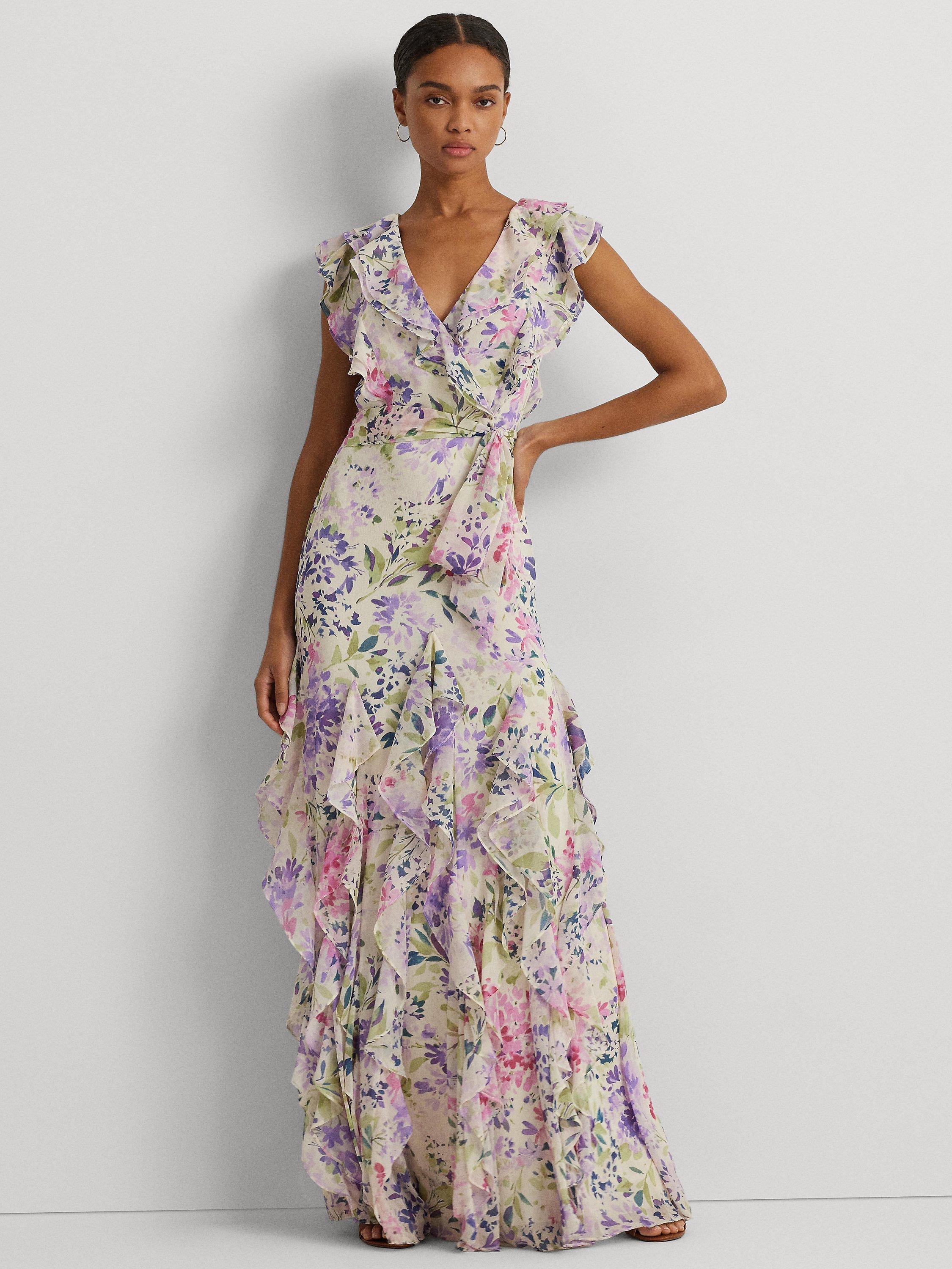 Lauren Ralph Lauren Darbilne Floral Maxi Dress, Multi