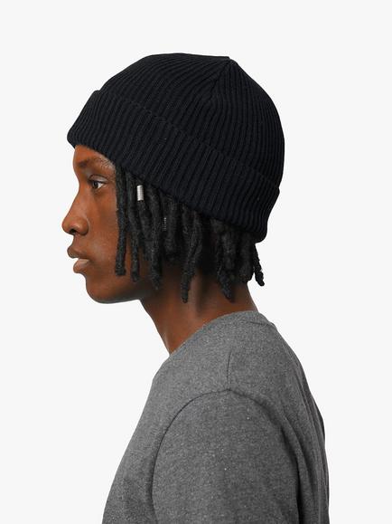 RATION.L R-Truth Unisex Vegan Beanie - view 2, Mercury Black