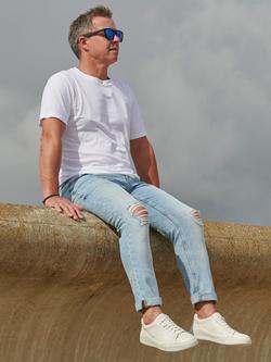 Josef Seibel Cleve 02 Lace Up Trainers, White - view 2, White