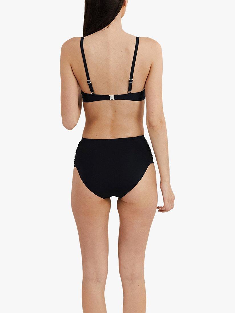 Product image 2 of 2, which shows Panos Emporio Olympia High Waist Bikini Bottoms, Black, 14