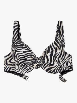 Panos Emporio Electra Zebra Print Full Cup Bikini Top, Neutral/Multi, Neutral/Multi