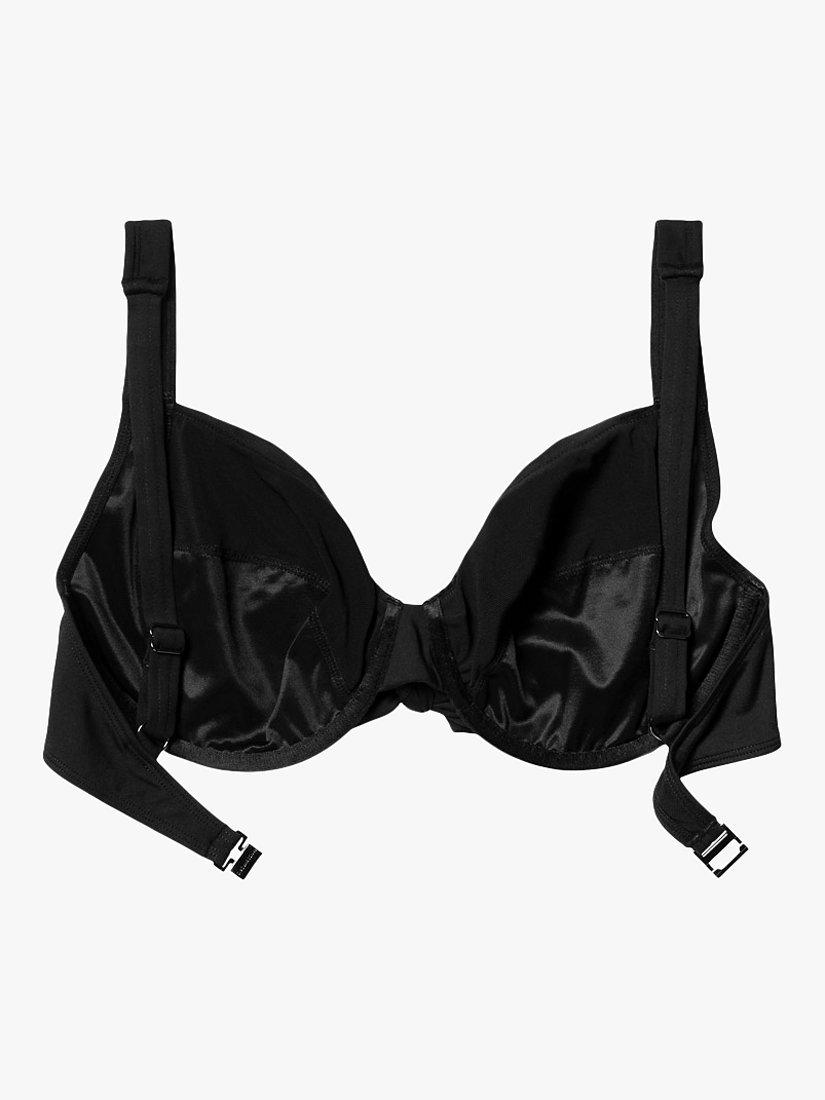 Product image 2 of 2, which shows Panos Emporio Electra Underwired Full Cup Bikini Top, Black, 38DD