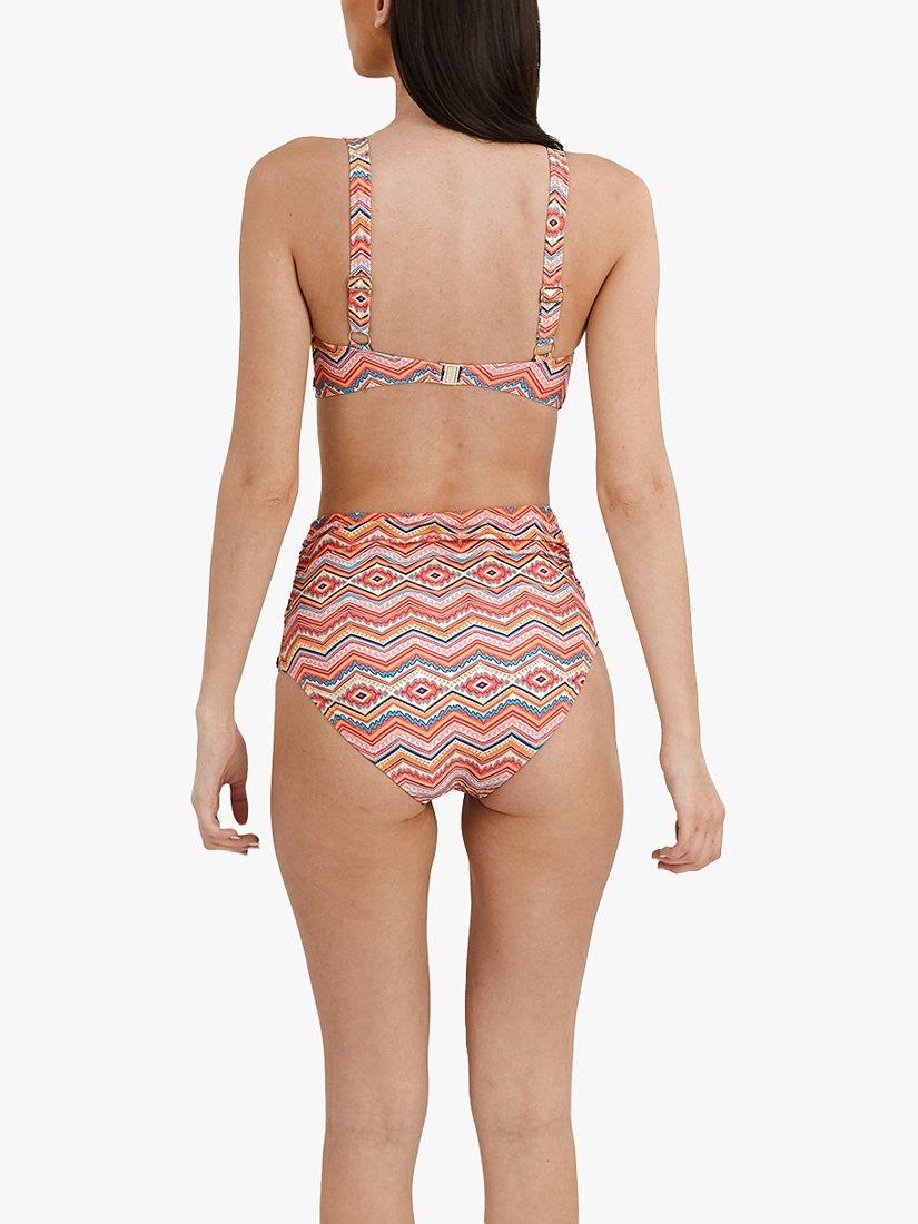 Product image 4 of 4, which shows Panos Emporio Medea Art Deco Swim Top, Pink, 12