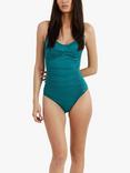 Panos Emporio Potenza Ruched Shaping Swimsuit, Deep Jungle