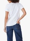 Crew Clothing Perfect Slub T-Shirt, White