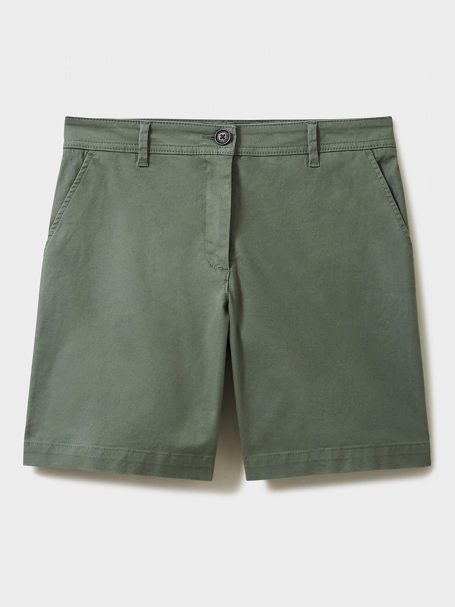 Product image 4 of 5, which shows Crew Clothing Chino Shorts, Khaki, 8