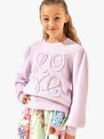 Angel & Rocket Kids' Cecilia Love Supersoft Jumper, Lilac, Lilac