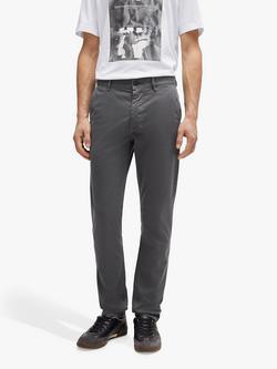 HUGO BOSS BOSS Slim Fit Chinos, Grey, Grey