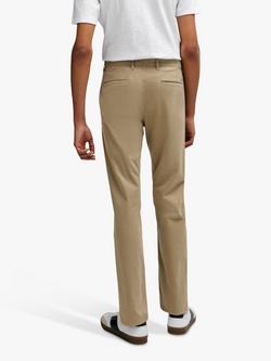 BOSS Slim Fit Chino Trousers - view 2, Pastel Brown