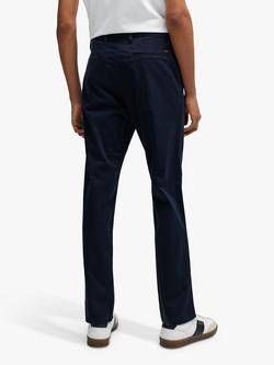 BOSS Slim Fit Chino Trousers - view 2, Dark Blue