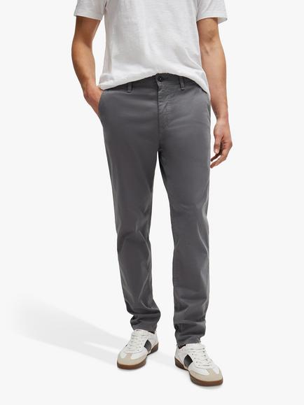 HUGO BOSS BOSS Tapered Fit Chinos, Grey, Grey