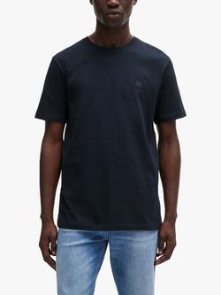 BOSS Tales Short Sleeve T-Shirt, Dark Blue