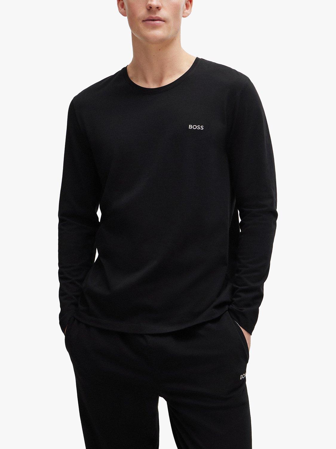 BOSS Embroidery Logo Lounge Top, Black