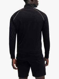 BOSS Contrast Piping Track Top, Black - view 2, Black
