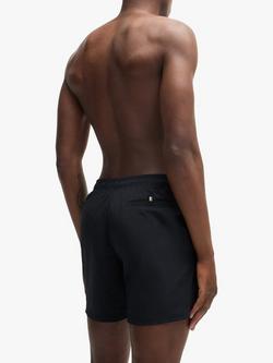 BOSS Quick Dry Logo Swim Shorts - view 2, Black