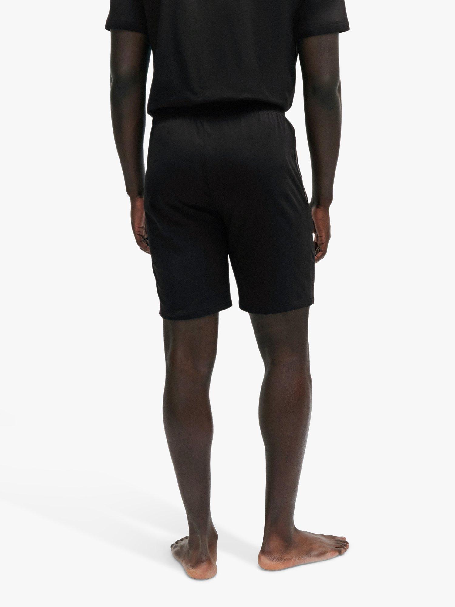 Product image 2 of 5, which shows BOSS Mix&Match Embroidered Logo Shorts, Black, S