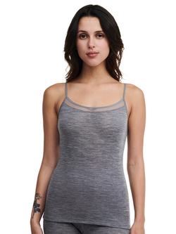 Femilet Juliana Thermal Merino Wool Camisole, Heather Grey