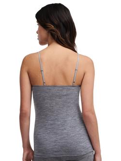Femilet Juliana Thermal Merino Wool Camisole - view 2, Heather Grey