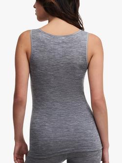 Femilet Juliana Thermal Merino Wool Vest Top - view 2, Heather Grey