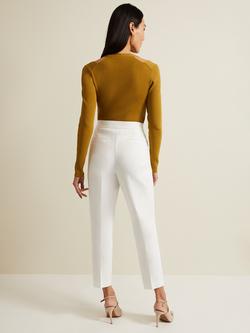 Phase Eight Ulrica Tapered Suit Trousers - view 2, White