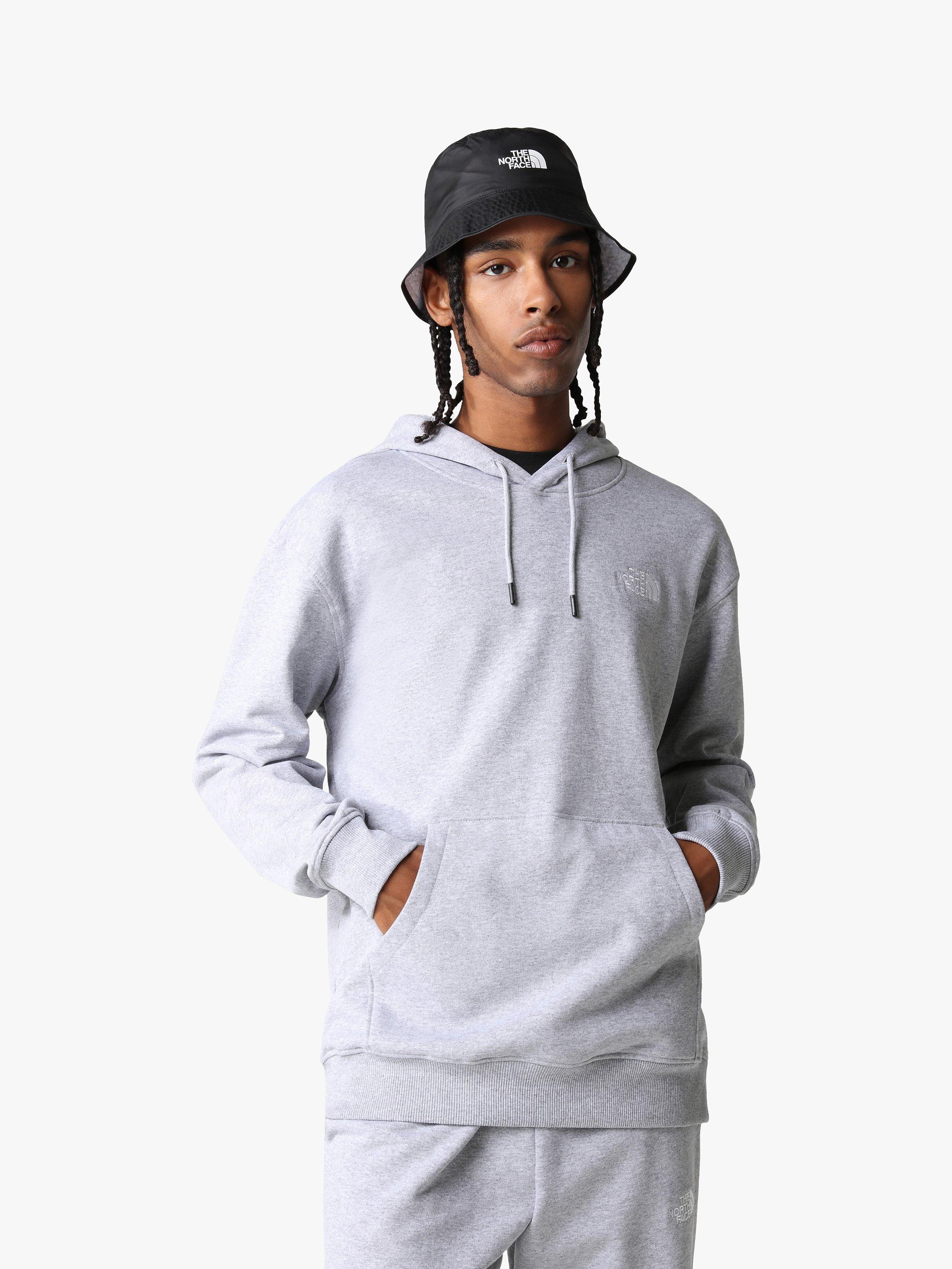 The North Face Essential Relaxed Fit Hoodie, Light Grey Heather
