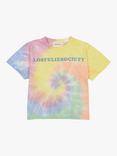 The New Society Kids' Wildshire Tie Dye T-Shirt, Multi