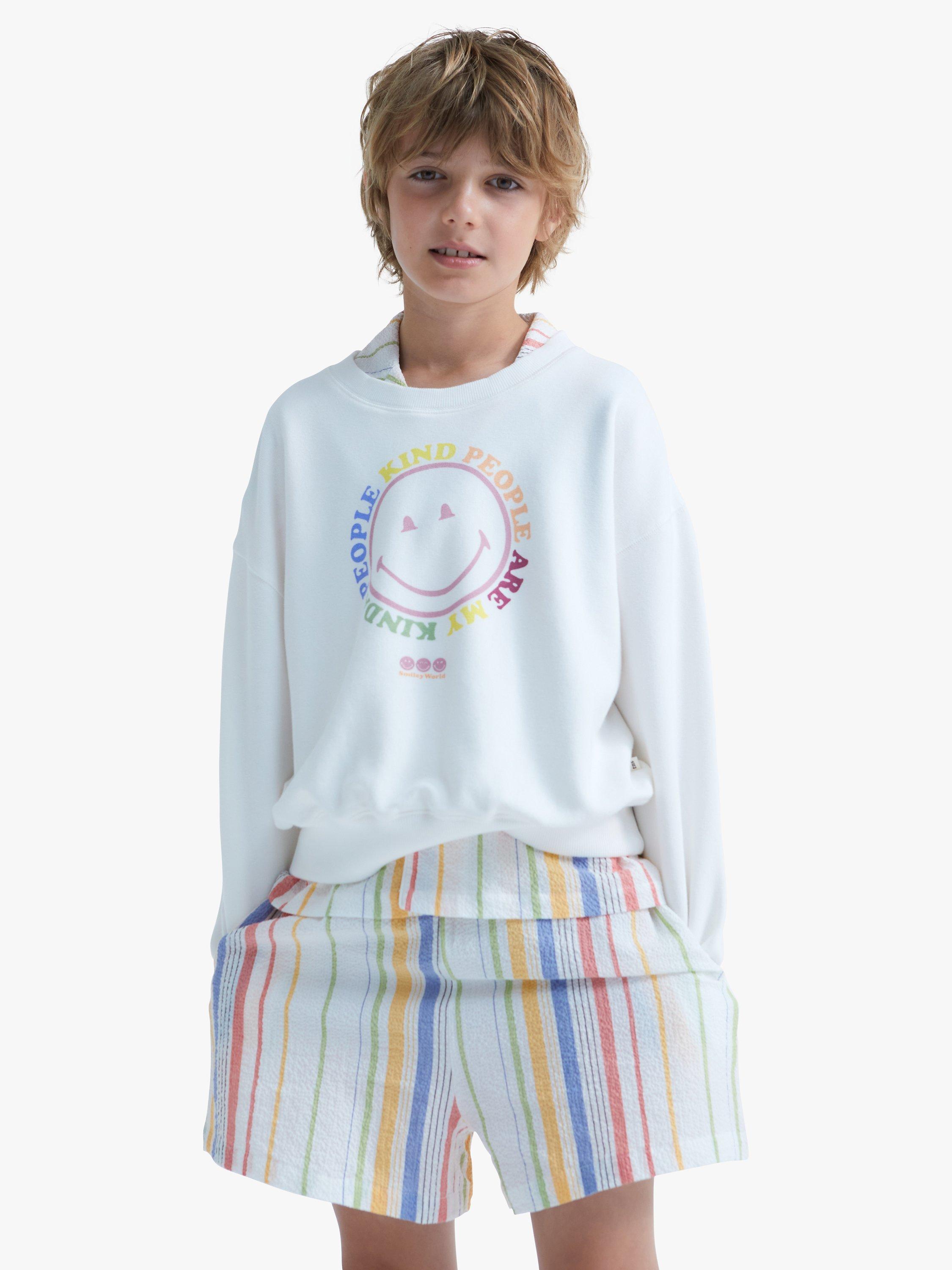 Product image 4 of 4, which shows The New Society Kids' Torrance Striped Bermuda Shorts, Multi, 3 years
