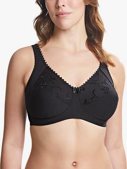 Royce Grace Non-Padded Non-Wired Bra, Black, Black