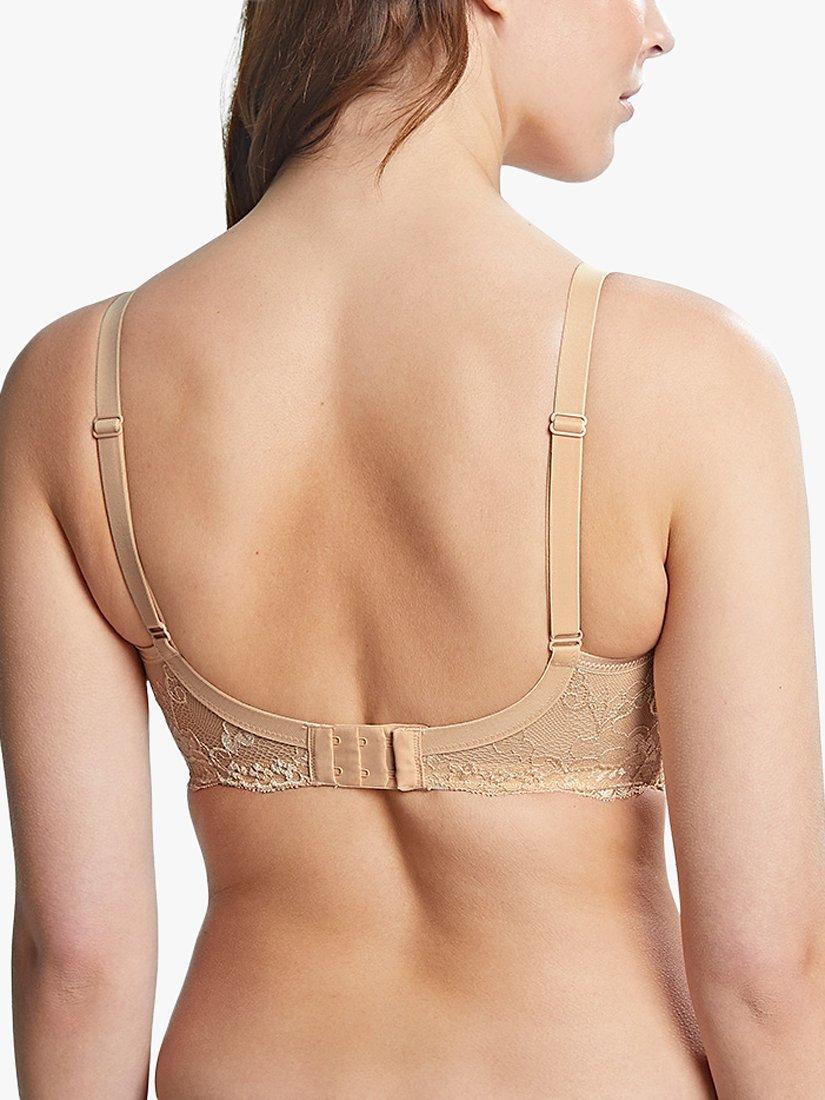 Product image 3 of 3, which shows Royce Georgia Padded T-Shirt Non-Wired Bra, Beige, 32B