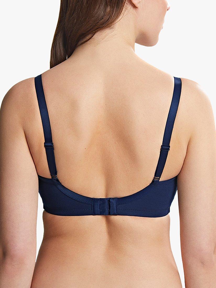 Product image 3 of 5, which shows Royce Maisie Moulded Non-Wired T-Shirt Bra, Navy, 30D