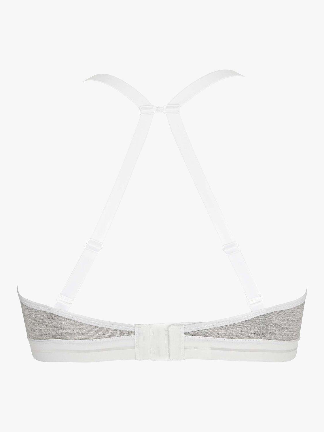 Product image 4 of 5, which shows Royce Posie Moulded T-Shirt Non-Wired Bras, Pack of 2, Blush/Grey, 32C