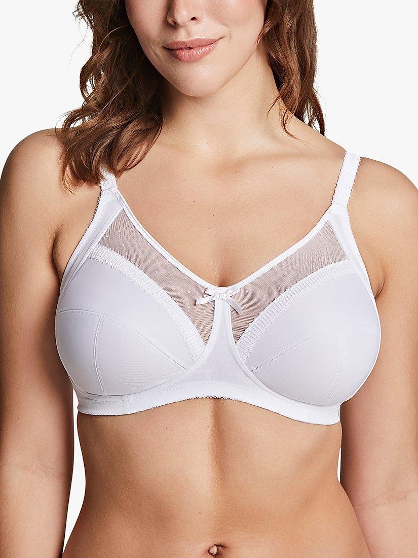 Royce Charlotte Fuller Cup Non-Wired Bra, White, 28DD