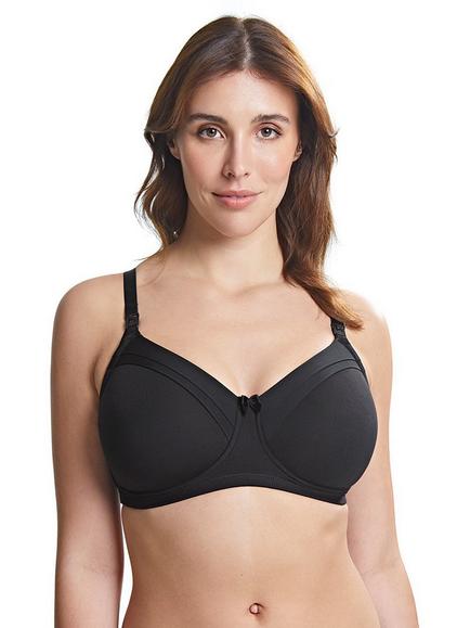 Royce Maisie Moulded Non-Wired Nursing Bra, Black