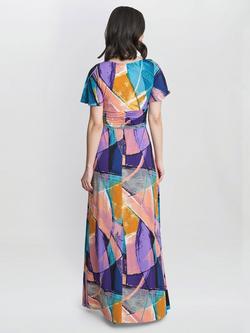 Gina Bacconi Elodie Jersey Maxi Dress, Multi - view 2, Multi