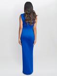 Gina Bacconi Patsy Square Neckline Maxi Dress, Royal