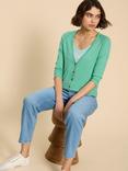 White Stuff Naria Linen Blend Cardigan