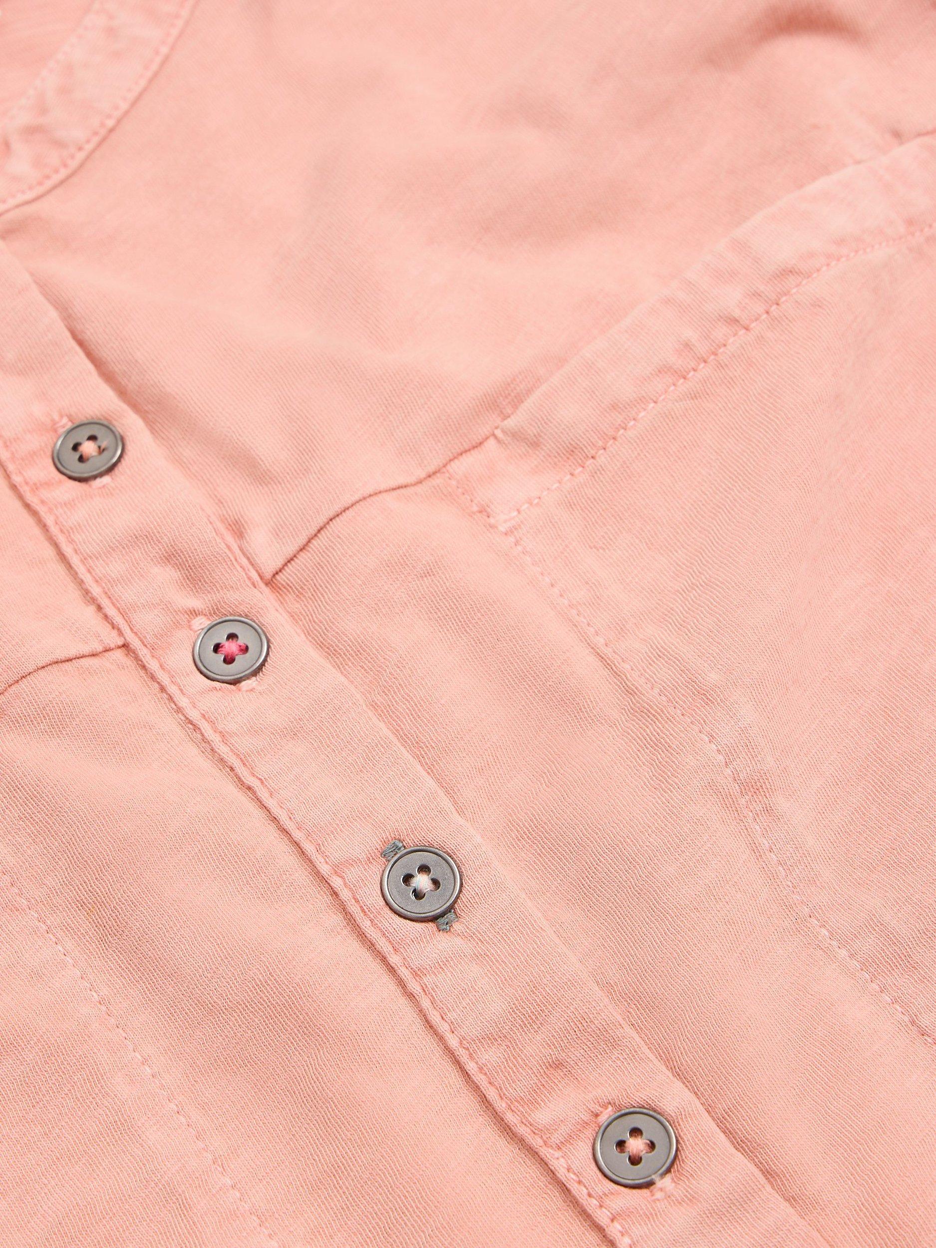 Product image 6 of 7, which shows White Stuff Beth Cotton Jersey T-Shirt, Dusty Pink, 24
