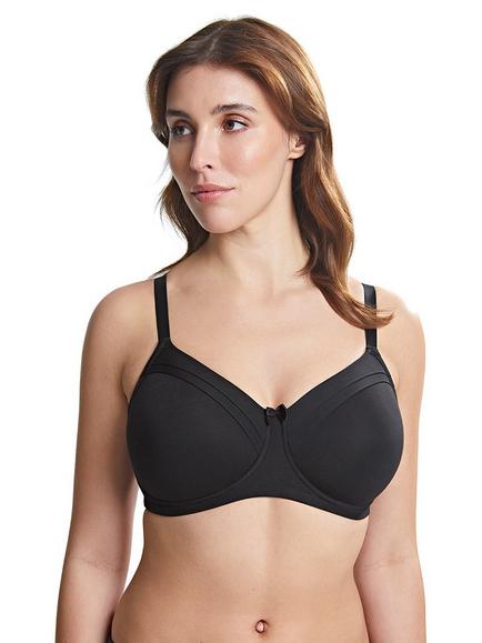 Royce Maisie Moulded Non-Wired T-Shirt Bra, Black