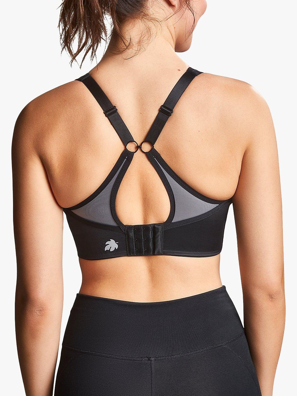 Product image 4 of 7, which shows Royce Aerocool High Impact Non-Wired Sports Bra, Black, 36HH