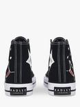 Radley Star Hi Top Trainers, Black