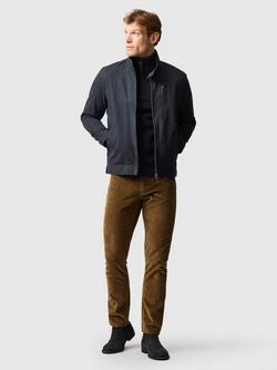 Rodd & Gunn Armitage Cotton Twill Harrington Jacket - view 2, Navy