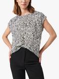 Soaked In Luxury Zaya Boat Neck Relaxed Fit Top
