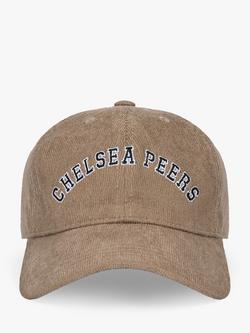 Chelsea Peers Corduroy Baseball Cap, Camel, Camel