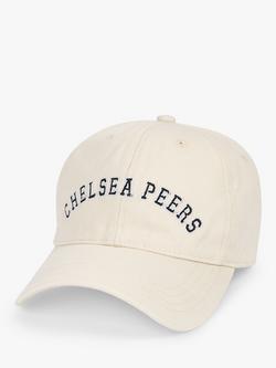 Chelsea Peers Cotton Logo Baseball Cap, Grey - view 2, Grey