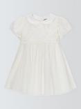 John Lewis Heirloom Collection Baby Lace and Tulle Dress, Ivory