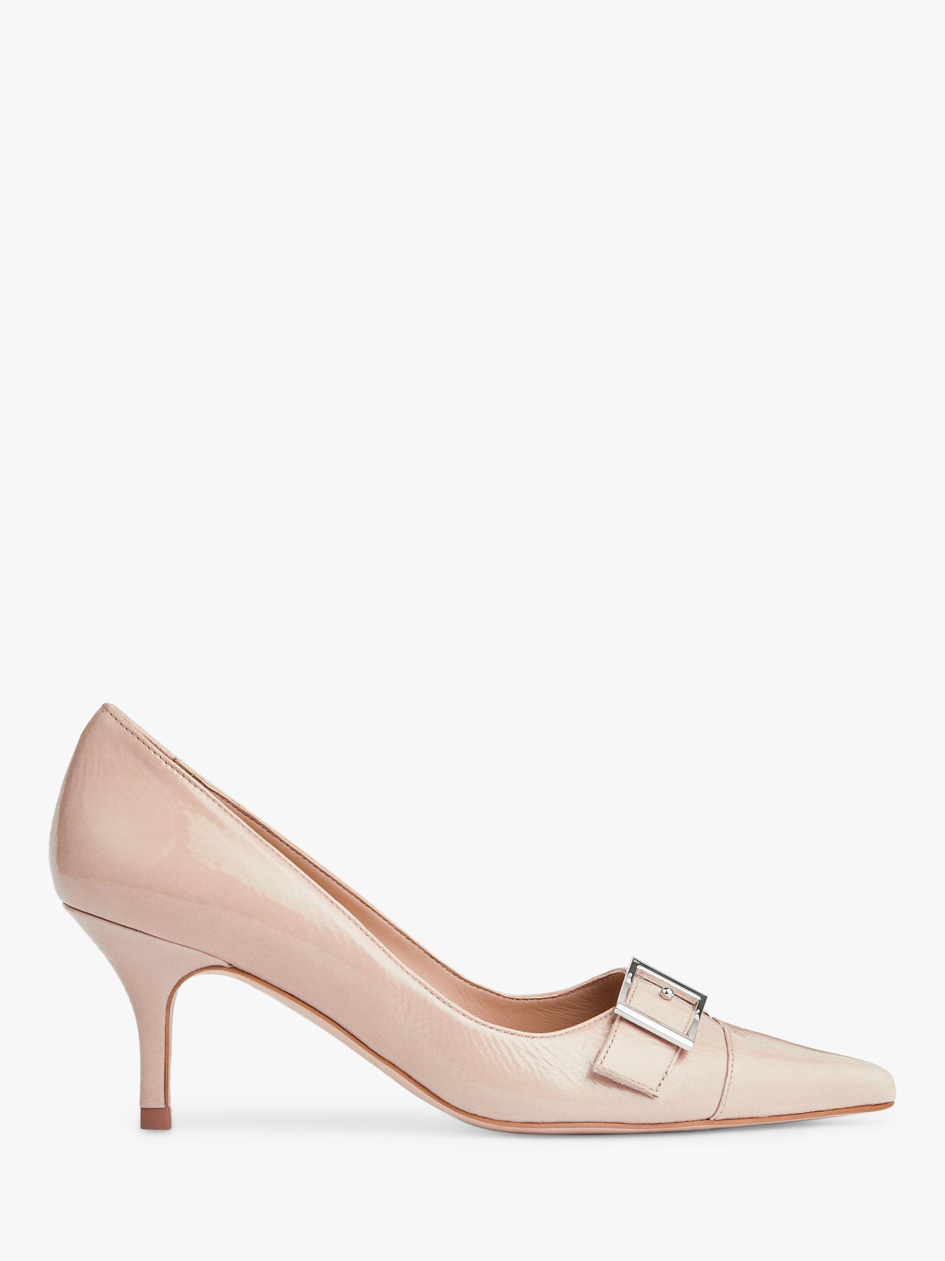 L.K.Bennett Billie Nappa Leather Pointed Court Shoes, Trench, 4