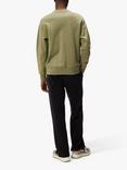 J.Lindeberg Thorne Crew Neck Jumper, Oil Green