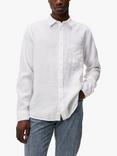 J.Lindeberg Regular Fit Long Sleeve Linen Shirt