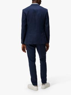 J.Lindeberg Hopper Linen Blazer - view 2, Navy